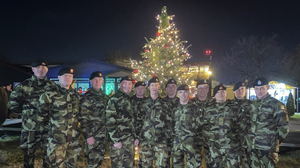 Members of the Defence Forces serving with the 20th Irish Contingent in Kosovo (Pic: Defence Forces)