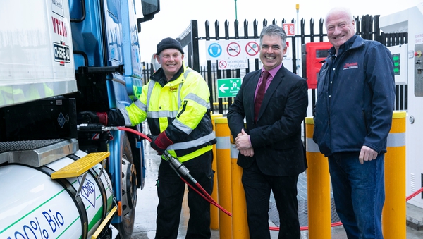 Jimmy O'Connor, Virginia International Logistics; Ian O'Flynn, Head of Commercial and Corporate Affairs at Gas Networks Ireland and Eamon Cole, Director of Virginia International Logistics