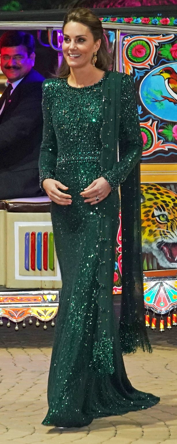 The Duchess during the royal visit to Pakistan (Owen Humphreys/PA)