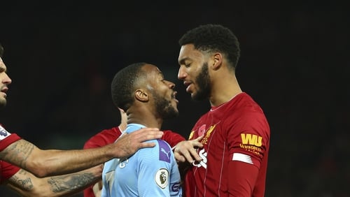 Sterling and Gomez didn't quite see eye to eye in November