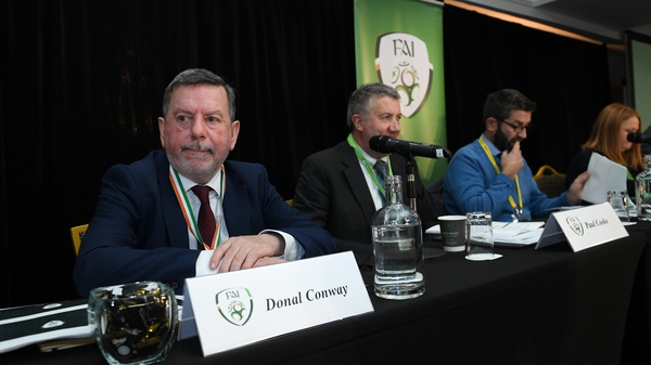 FAI President Donal Conway at Citywest