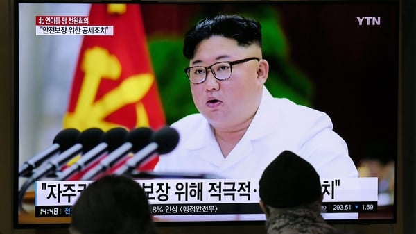 The meeting marked Kim Jong-un's first public appearance in three weeks