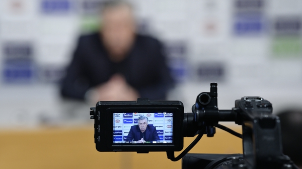 Everton manager Carlo Ancelotti speaks to the media ahead of the Premier League clash with Manchester City