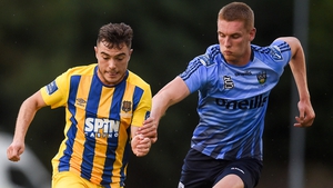 Cory Galvin (L) in action for Waterford