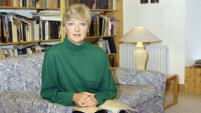 At home for a photoshoot to accompany an RTÉ Guide interview from October 1991