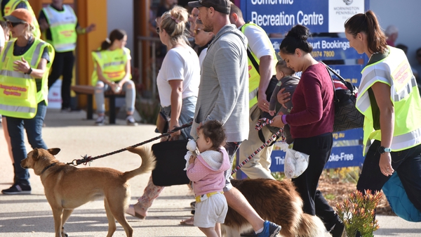 People and their pets were evacuated from Mallacoota