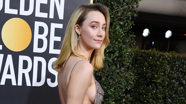 Saoirse Ronan glittered on the red carpet. Photo: Getty