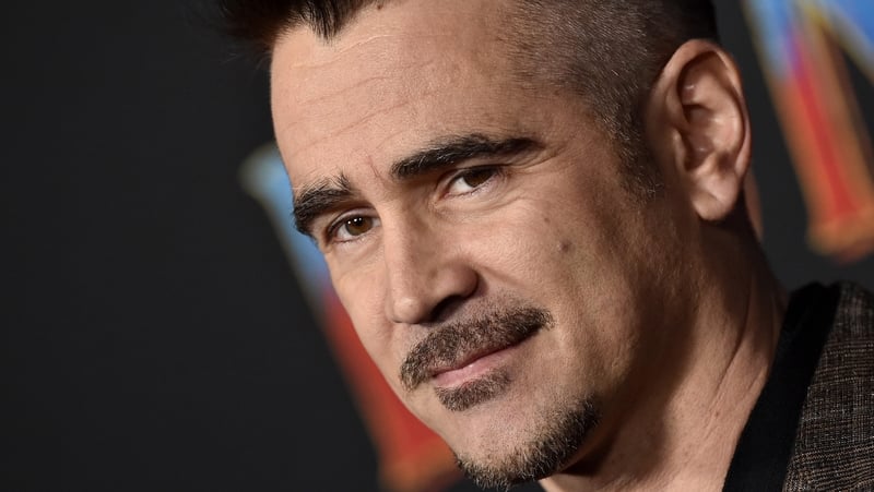 Colin Farrell's eyebrows get Golden Globes shout-out