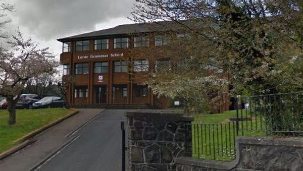 The incident happened at Larne Grammer School (Pic: Google Maps)
