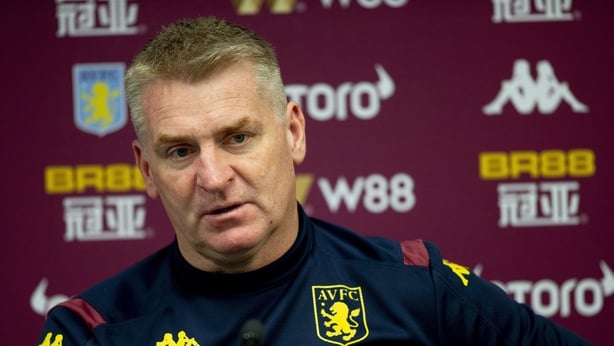 Aston Villa manager Dean Smith