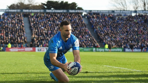 Dave Kearney touches down for his second try