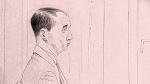 Court sketch of Kieran Greene who denies murder (Image: Mike O'Donnell)