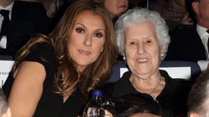 Celine Dion and Therese Tanguay Dion attend the premiere of Celine: Through The Eyes of The World at Regal South Beach Cinema on February 16, 2010 in Miami Beach, Florida. (Photo by Alexander Tamargo/Getty Images)