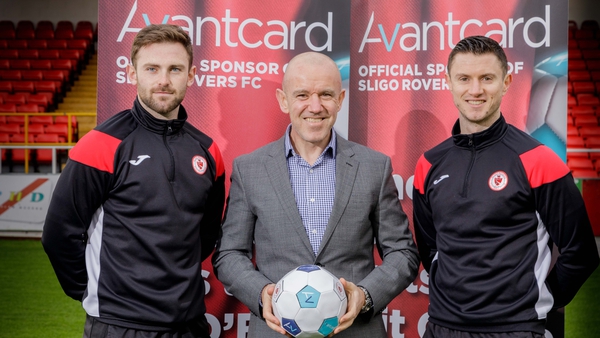 Johnny Dunleavy (pictured right) pictured in Sligo today at a sponsorship announcement