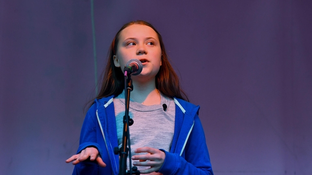 17-year-old Greta Thunberg, leading activist for the climate emergency (Victoria Jones/PA)