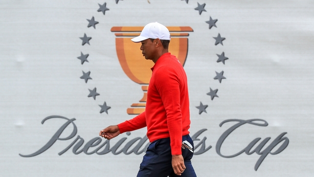 Tiger Woods at the 2019 Presidents Cup