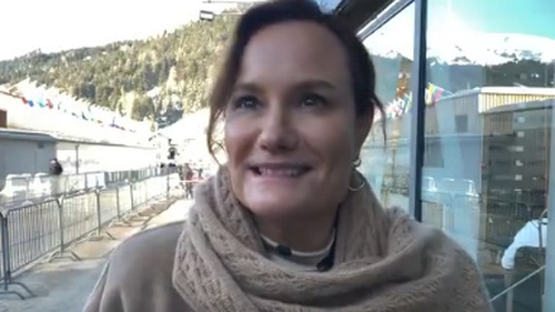 Gillian Tans, chairwoman of Booking.com, is attending Davos 202 Gillian Tans, chairwoman of Booking.com, is attending Davos 202