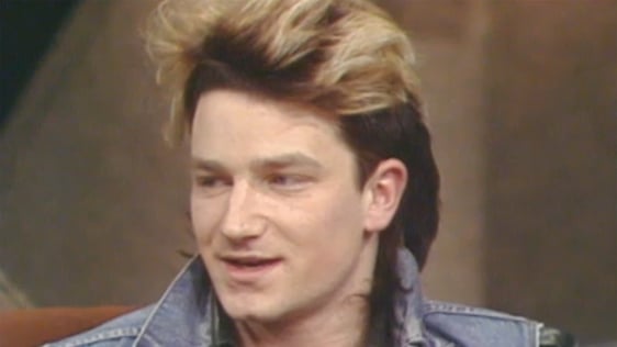 Bono on The Late Late Show, 22 January 1983
