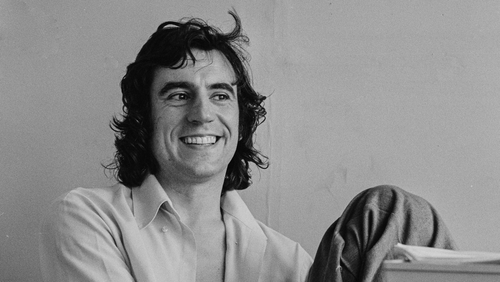 Actor and writer Terry Jones in a script conference for BBC television show Monty Python's Flying Circus in 1974