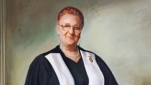 Portrait of Dean Mary Frances Crowley, by William Nathans
