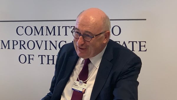 EU Trade Commissioner Phil Hogan is attending the Davos 2020 event