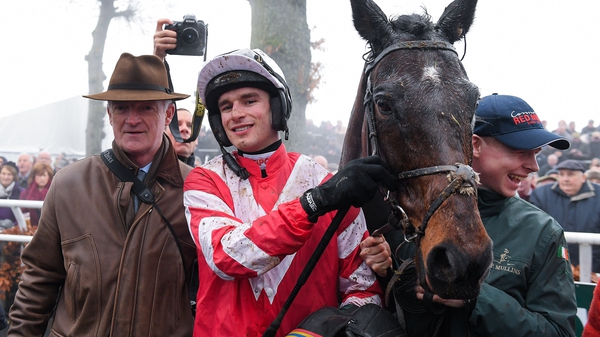 Jockey Danny Mullins with trainer Willie Mullins