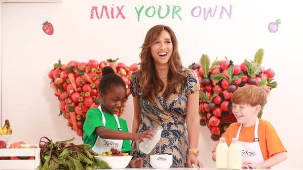 Myleene Klass at the Kellogg's by Kids Cafe (Matt Alexander/PA)