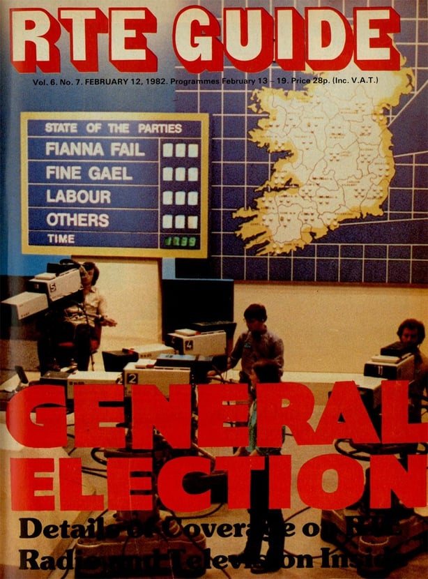 RTÉ Guide cover 12 February 1982 