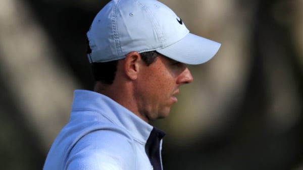 Rory McIlroy failed to build on his impressive first round