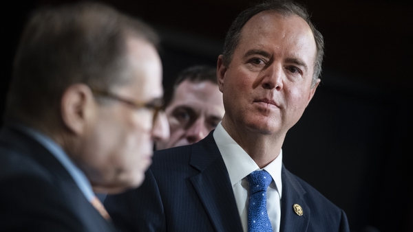 Adam Schiff (R) is the head of the Democrats prosecution for Donald Trump's impeachment trial