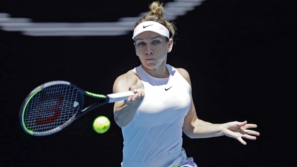 Simona Halep's return game ensured she gained safe passage to the last eight in Melbourne