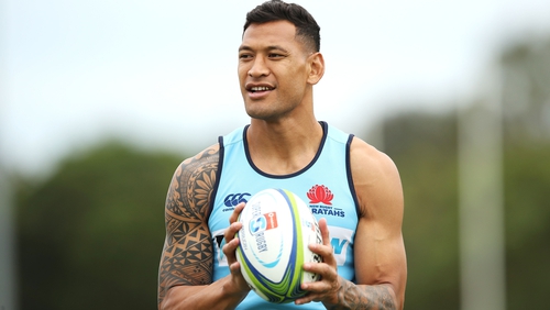 Israel Folau has not played since being sacked by Rugby Australia last May