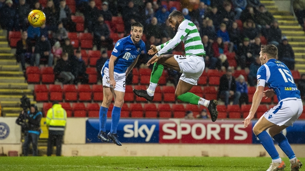 Olivier Ntcham was on target with a header against St Johnstone
