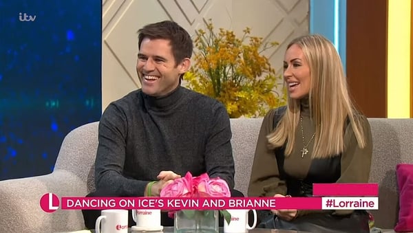Kevin Kilbane and his Dancing on Ice partner Brianne Delcourt open up on their romance