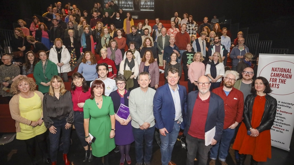 The NCFA (National Campaign for the Arts) invited Election candidates to present their Arts Policy to a full house of Artists and Arts professionals, in Project Arts Centre, Dublin (Photo: Allen Kiely)