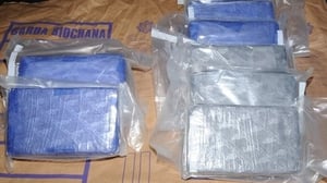 €163,000 worth of suspected cocaine was seized by gardaí