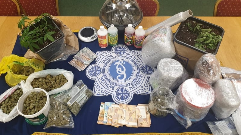 Drugs, cash seized in Cork, Dublin searches