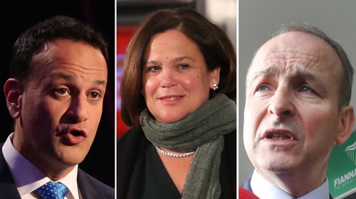 Leo Varadkar and Micheál Martin insisted throughout the campaign they would not go into govt with Mary Lou McDonald's party