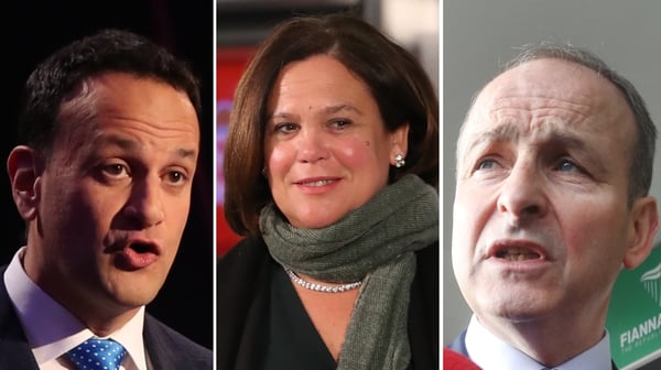 Leo Varadkar and Micheál Martin insisted throughout the campaign they would not go into govt with Mary Lou McDonald's party