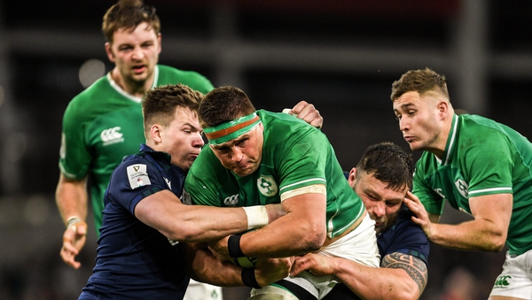 CJ Stander was to the fore as Ireland shut out the Scottish attack to grind out a victory