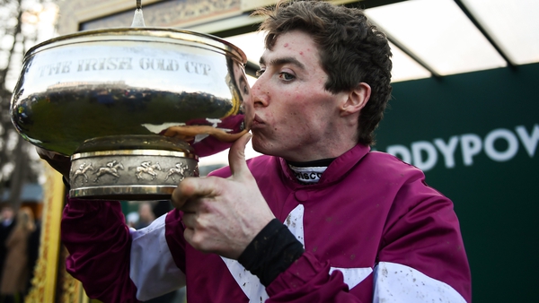 Jack Kennedy's fall came immediately after his big-race win in the Irish Gold Cup