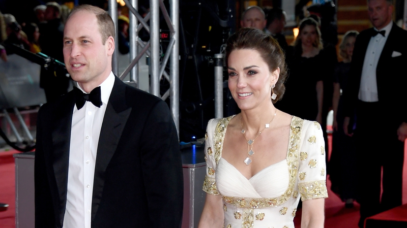 Kate Middleton shines in recycled white and gold gown at BAFTAs