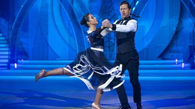 Lottie Ryan looks very elegant as she tangos with Pasquale La Rocca