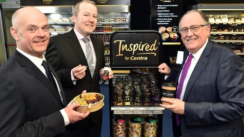 Bernard Lynch, owner of Centra Crosshaven & Centra Council Member; Dan Curtin, Sales Director at Centra and Martin Kelleher, Centra MD