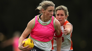 Back in training: Staunton has declared herself fit for the opening weekend of the AFLW season