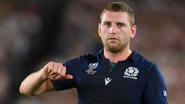 Scotland's Finn Russell looks on during the Rugby World Cup 2019