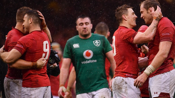 Wales beat Ireland 25-7 to win the Grand Slam last March