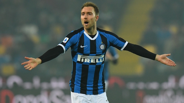 Christian Eriksen has returned to his native Denmark