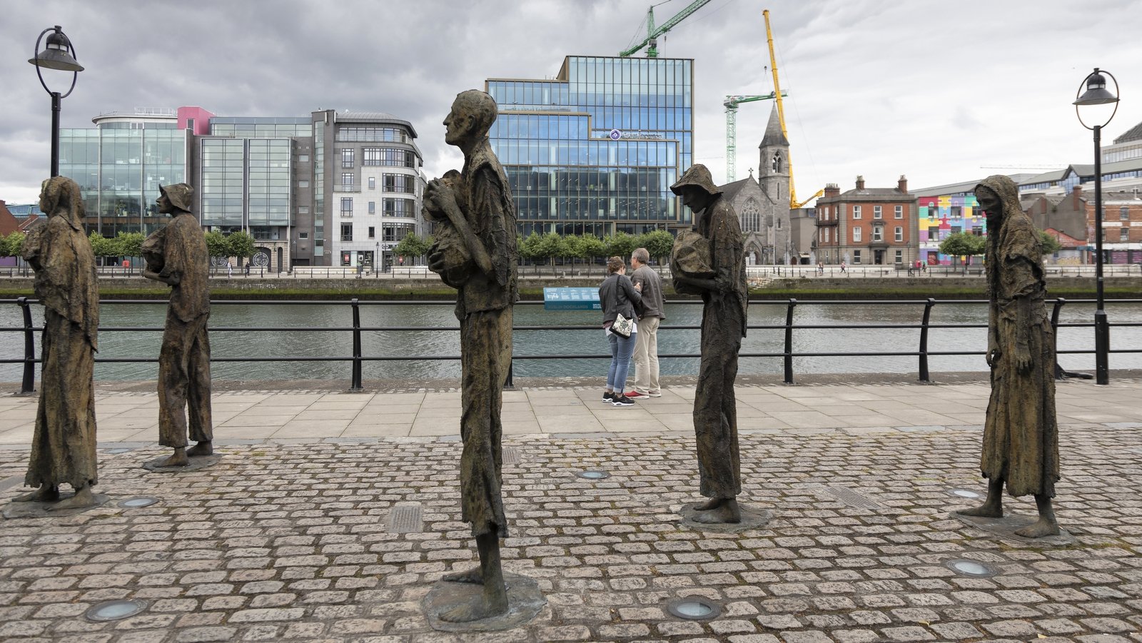 Image - The 1997 Famine memorial on Custom House Quay