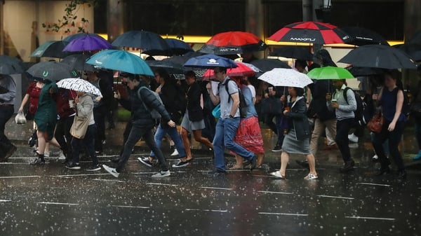 A rain warning has been issued for Sydney